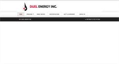 Desktop Screenshot of duelenergy.com