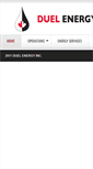 Mobile Screenshot of duelenergy.com